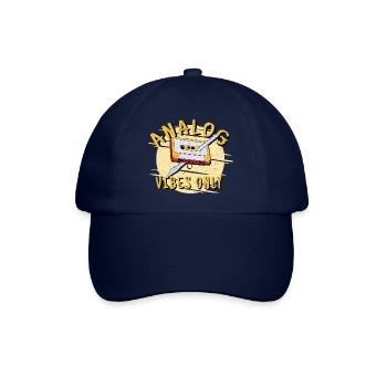 Analog Vibes Only - Music Lover Gift - Baseball Cap - blue/blue - Front