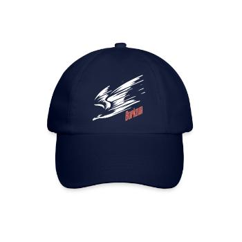 Borkum Sturzflug Tiefflieger Möwe Urlaub T-Shirt - Baseballkappe - Blau/Blau - Vorne