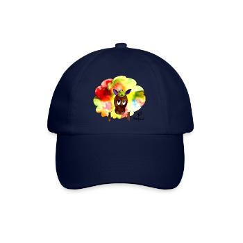Regenbogenschaf - Baseballkappe - Blau/Blau - Vorne