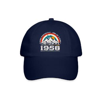 66e anniversaire Légende Octobre 1958 Volume 58 - Casquette classique - bleu/bleu - Devant