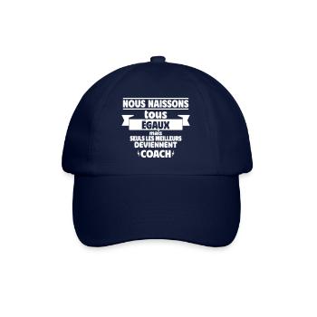 Seuls les meilleurs deviennent coach - Casquette classique - bleu/bleu - Devant