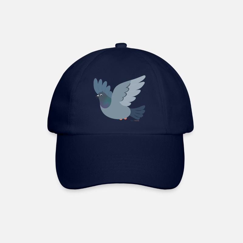 Fliegende Stadttaube Tauben - Baseballkappe - Blau/Blau
