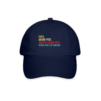 Papa,grand-père,arrière grand-père humour cadeau - Casquette classique - bleu/bleu - Devant