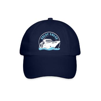 Vacay Squad Familienurlaub - Baseballkappe - Blau/Blau - Vorne