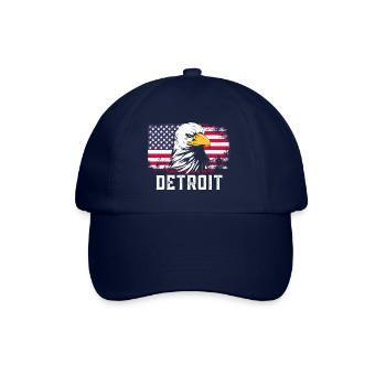 Detroit - Baseballkappe - Blau/Blau - Vorne