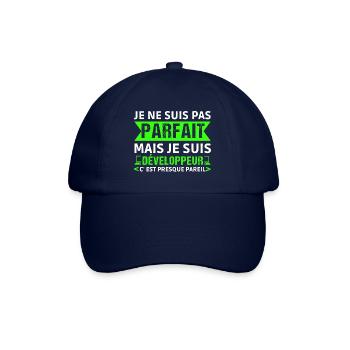 Humour Geek Cadeau Développeur Codeur Programmeur - Casquette classique - bleu/bleu - Devant