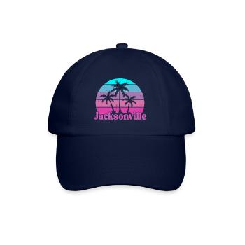 Jacksonville Florida - Baseballkappe - Blau/Blau - Vorne