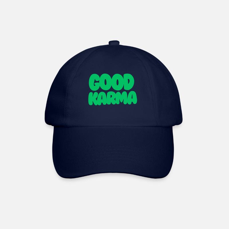 Good Karma Green - Baseball Cap - blue/blue