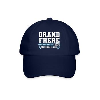 Grand Frère 2025 Cadeau Annonce Naissance Bébé - Casquette classique - bleu/bleu - Devant