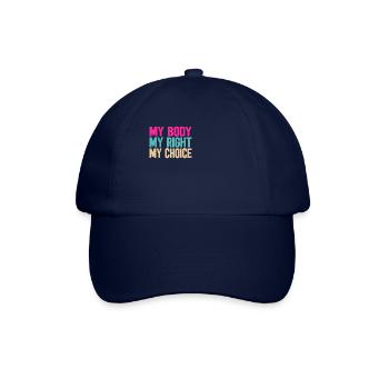 Mon corps, ma décision - Casquette classique - bleu/bleu - Devant