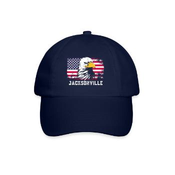 Jacksonville Florida - Baseballkappe - Blau/Blau - Vorne
