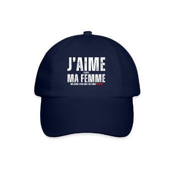 J' aime ma femme humour gaming cadeau pour gamer - Casquette classique - bleu/bleu - Devant