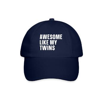 Fantastisch Wie Meine Zwillinge - Baseballkappe - Blau/Blau - Vorne