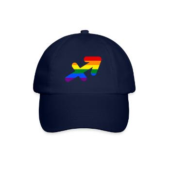 Signe du zodiaque Sagittaire LGBT - Casquette classique - bleu/bleu - Devant