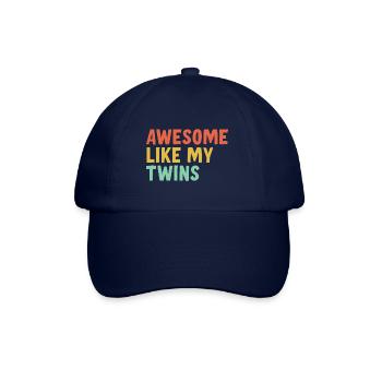 Fantastisch Wie Meine Zwillinge - Baseballkappe - Blau/Blau - Vorne