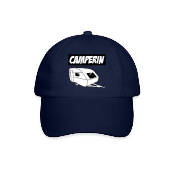 Camperin - Die besten Frauen der Welt! - Baseballkappe - Blau/Blau - Vorne