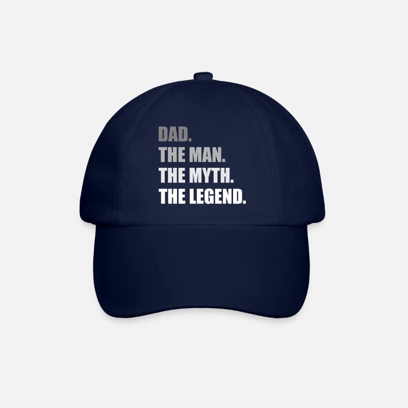 DAD THE MAN THE MYTH THE LEGEND 1 - Baseballkappe - Blau/Blau