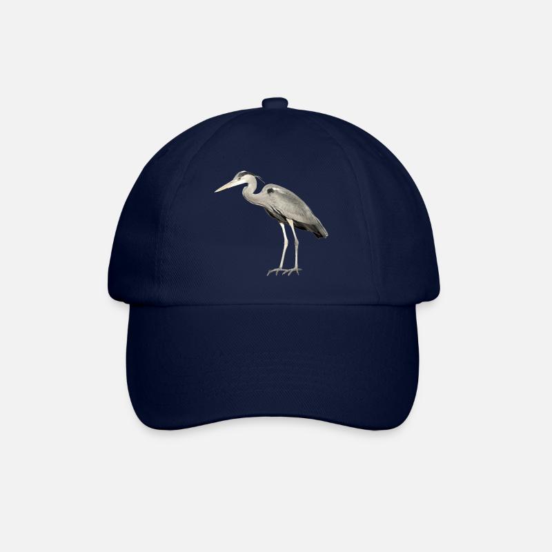 Le héron cendré est devenu à la maison - Casquette classique - bleu/bleu