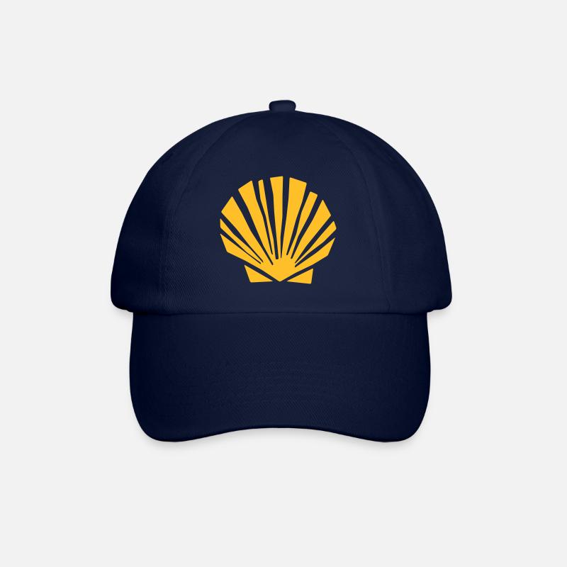 Jakobsmuschel | Camino de Santiago | Jakobsweg - Baseballkappe - Blau/Blau