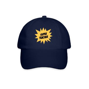 Teacher / School / Professor / Ecole / Schule - Baseball Cap - blue/blue - Front