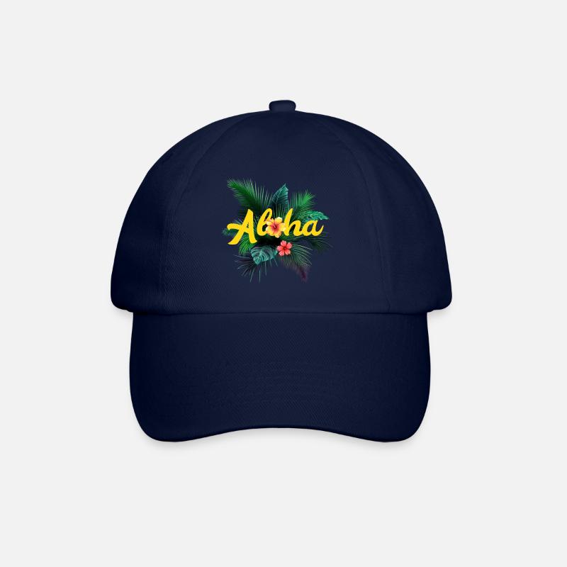 ALOHA TROPICAL - Baseballkappe - Blau/Blau