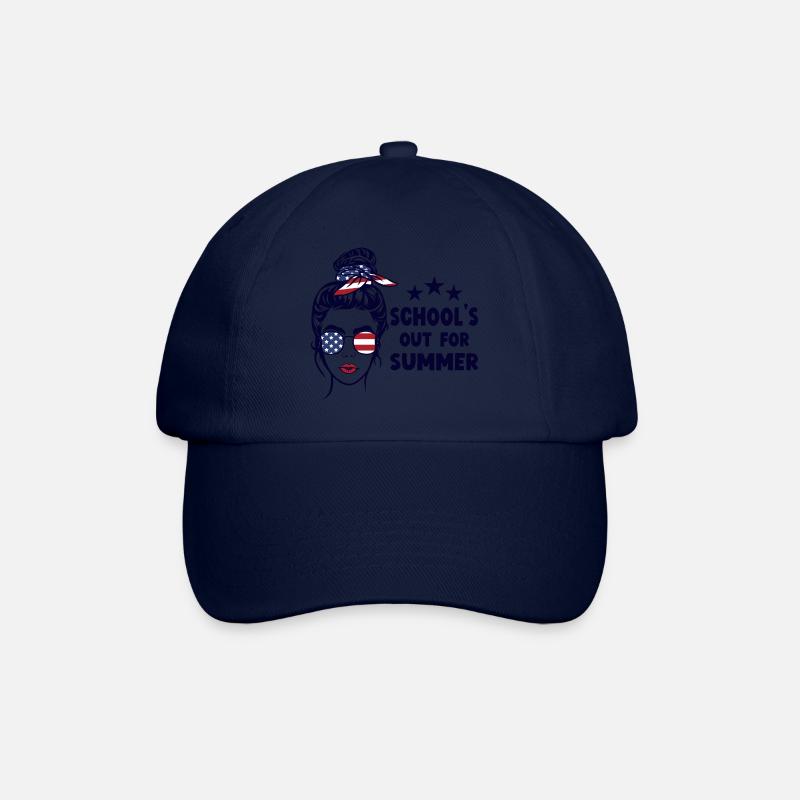 Les écoles sortent pour l’été Dernier jour d’école - Casquette classique - bleu/bleu