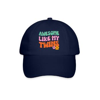 Fantastisch Wie Meine Zwillinge - Baseballkappe - Blau/Blau - Vorne