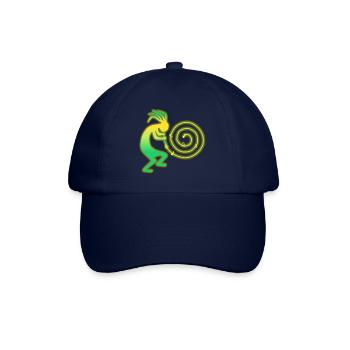 kokopelli Spiral - Baseball Cap - blue/blue - Front