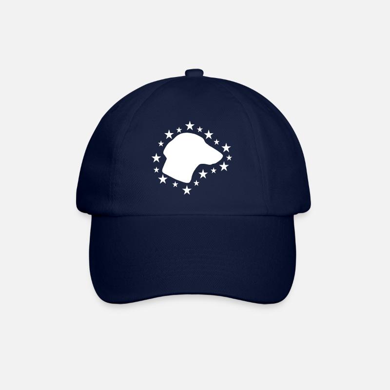Dackel - Baseballkappe - Blau/Blau