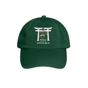 Toyonaka, Osaka, Foot Shrine, Runner, Japan - Baseball Cap - bottle green - Front