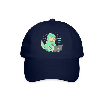 Love 💘 I frog amoi mai AI - Baseball Cap - blue/blue - Front