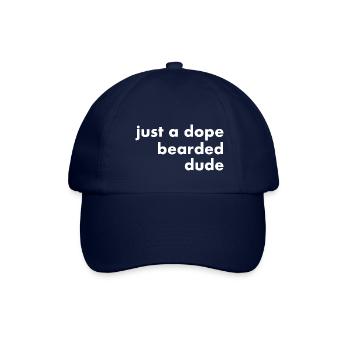 just a bearded dude - Baseball Cap - blue/blue - Front