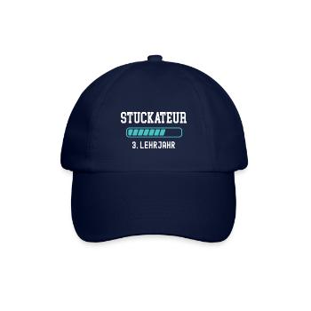 Stuckateur Ausbildung 3 Lehrjahr 3. Jahr Lehre - Baseballkappe - Blau/Blau - Vorne
