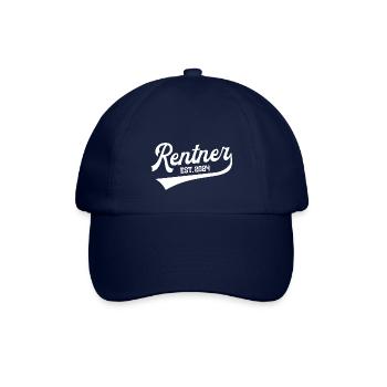 Rente 2024 Rentner Ruhestand Rentenanfang Pension - Baseballkappe - Blau/Blau - Vorne