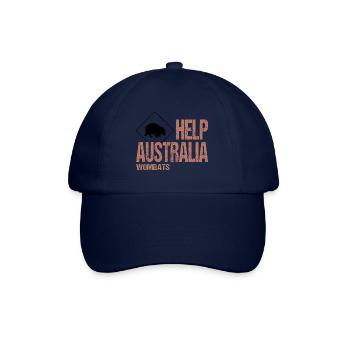 AIDEZ LES WOMBATS AUSTRALIENS - Casquette classique - bleu/bleu - Devant