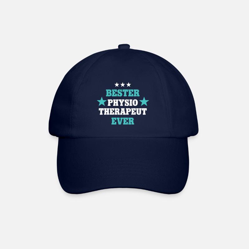 Bester Physiotherapeut Mann Physiotherapie Physio - Baseballkappe - Blau/Blau