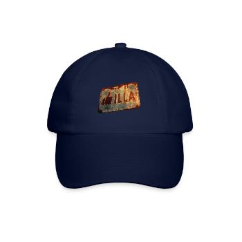 Vintage "GIlla" sign with a retro touch - Baseball Cap - blue/blue - Front