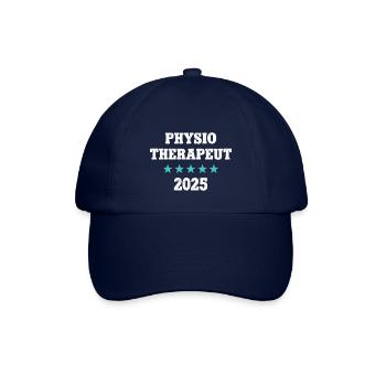 Physiotherapie Ausbildung Physio Therapeut 2025 - Baseballkappe - Blau/Blau - Vorne
