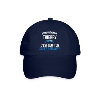 Thierry super pouvoir homme - Casquette classique - bleu/bleu - Devant