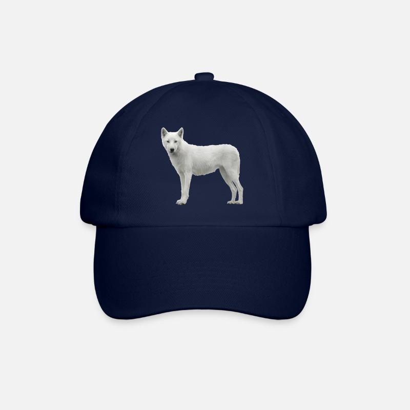 Wolf - Baseballkappe - Blau/Blau