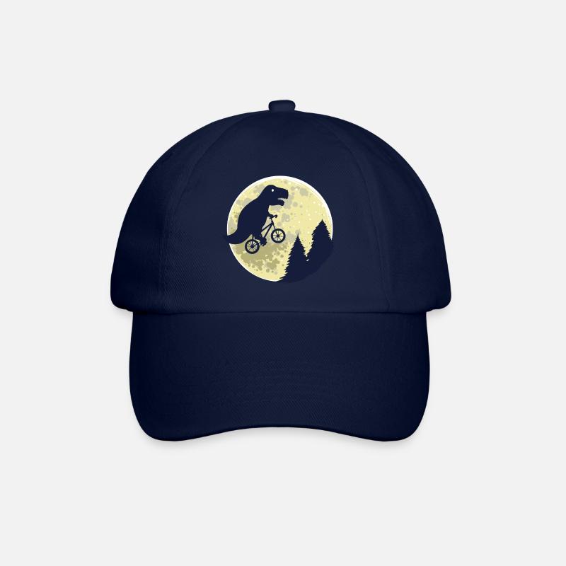 Dinosaure lune drôle de naissance cadeau T-Rex - Casquette classique - bleu/bleu