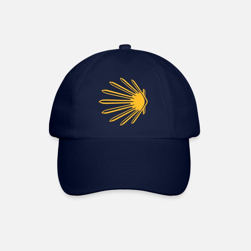 Coquille Saint-Jacques | Camino de Santiago | Chemin de Saint-Jacques - Casquette classique - bleu/bleu