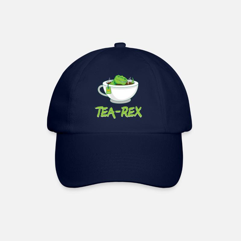 Tea-Rex (T-Rex) Tyrannosaurus Rex - Baseballkappe - Blau/Blau