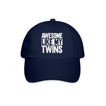 Fantastisch Wie Meine Zwillinge - Baseballkappe - Blau/Blau - Vorne