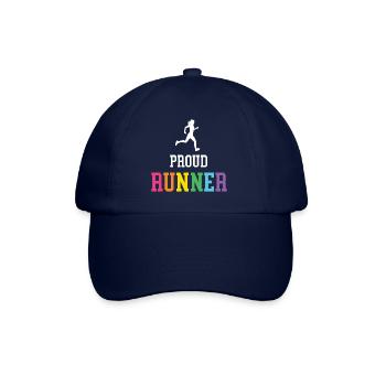 Stolze LGBT-Läuferin - Baseballkappe - Blau/Blau - Vorne
