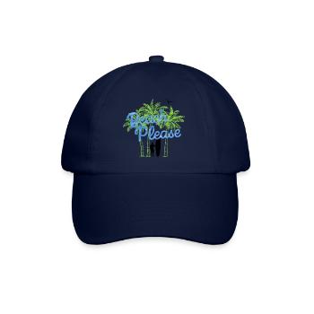 Plage s’il vous plaît surfer - Casquette classique - bleu/bleu - Devant