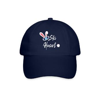 Skihaserl - Skihase - Skifahren - Skiurlaub - Baseballkappe - Blau/Blau - Vorne
