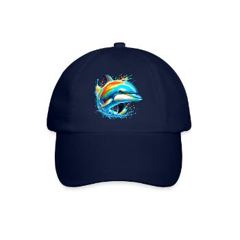 Dolphin - Baseball Cap - blue/blue - Front