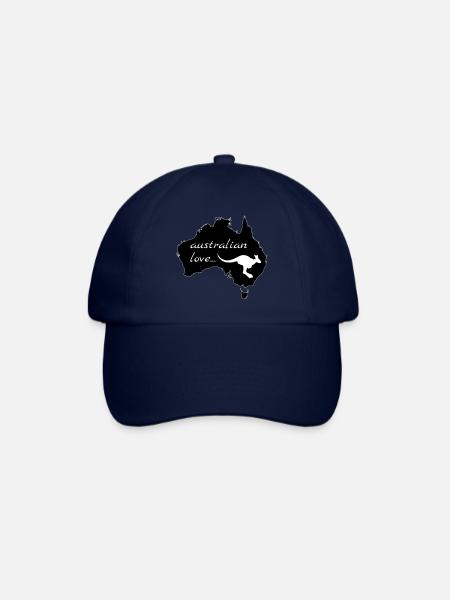 Australian Love Kangaroo - Baseball Cap - blue/blue