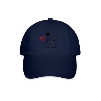 Honeymooners - Baseball Cap - blue/blue - Front